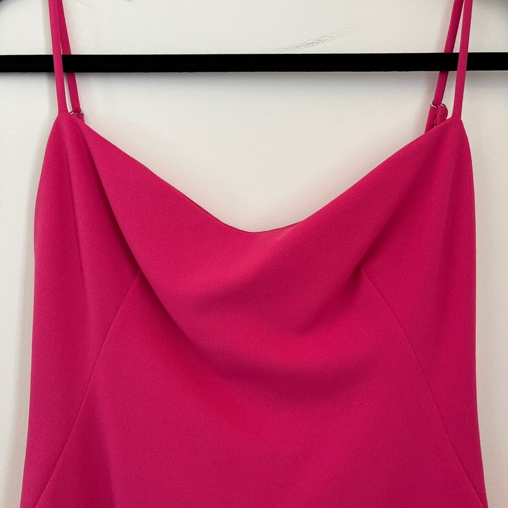 Katie May Formal MIDI dress Pink scoop back dress size S